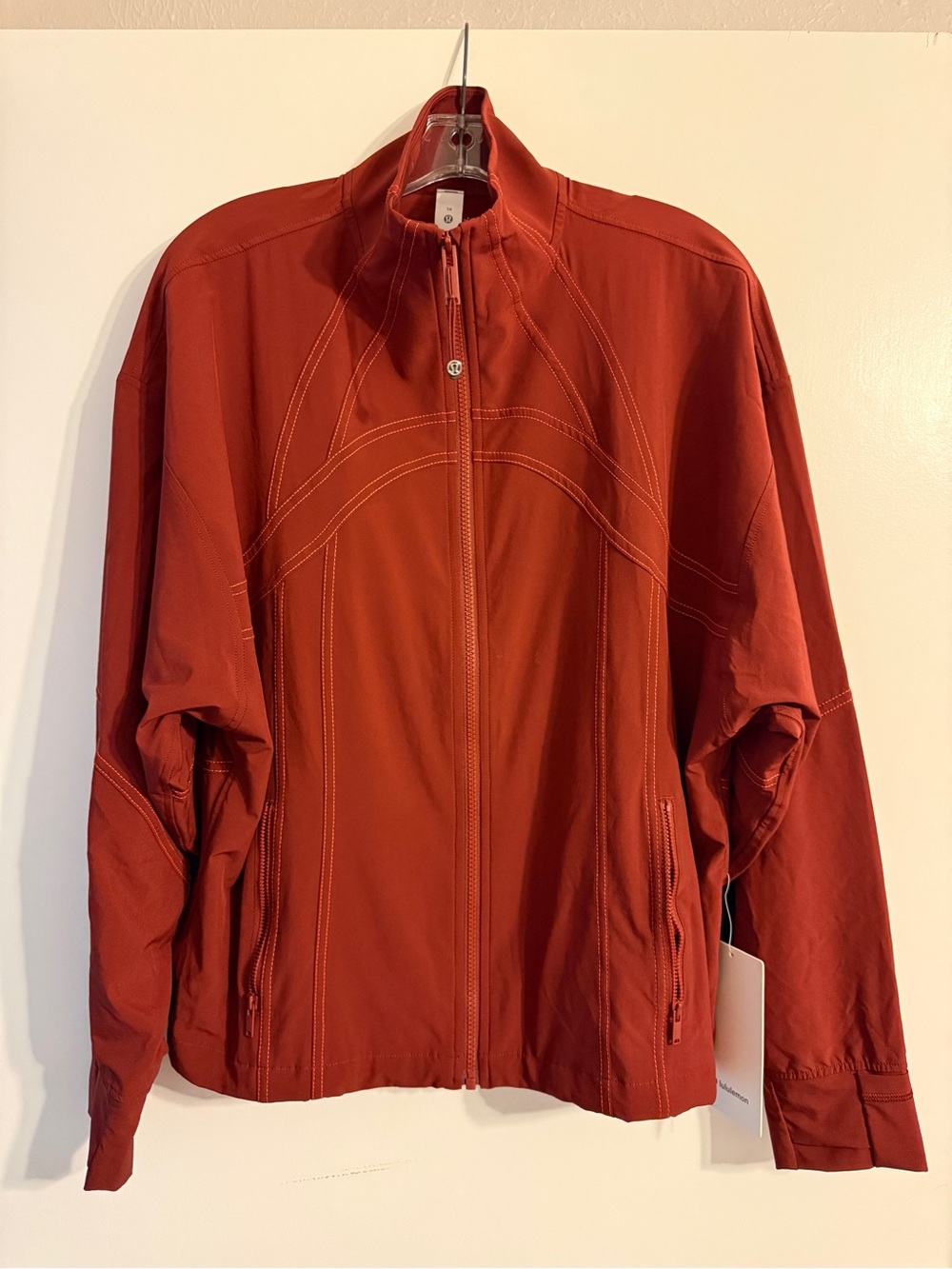Lululemon Define Oversized Jacket Swift Size 10 - Cranberry Charm
